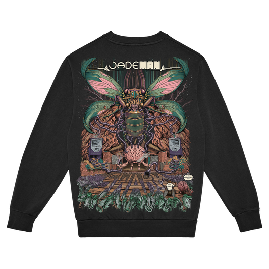 Jade Man Crewneck Sweatshirt (Black)