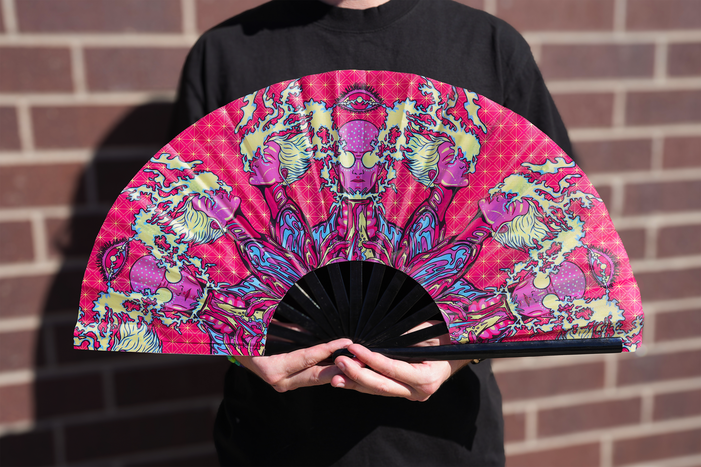 Split Conscious Bamboo Fan