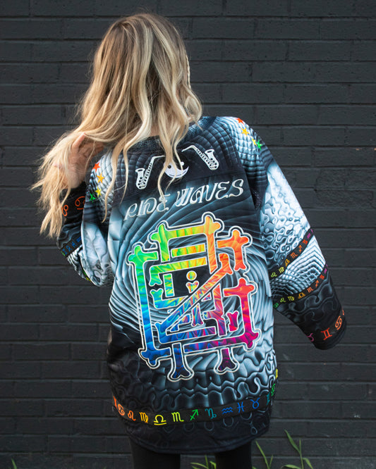 Cosmic Ripple Hockey Jersey Black (LE100)