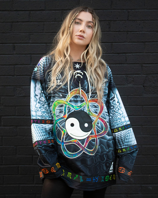 Cosmic Ripple Hockey Jersey Black (LE100)