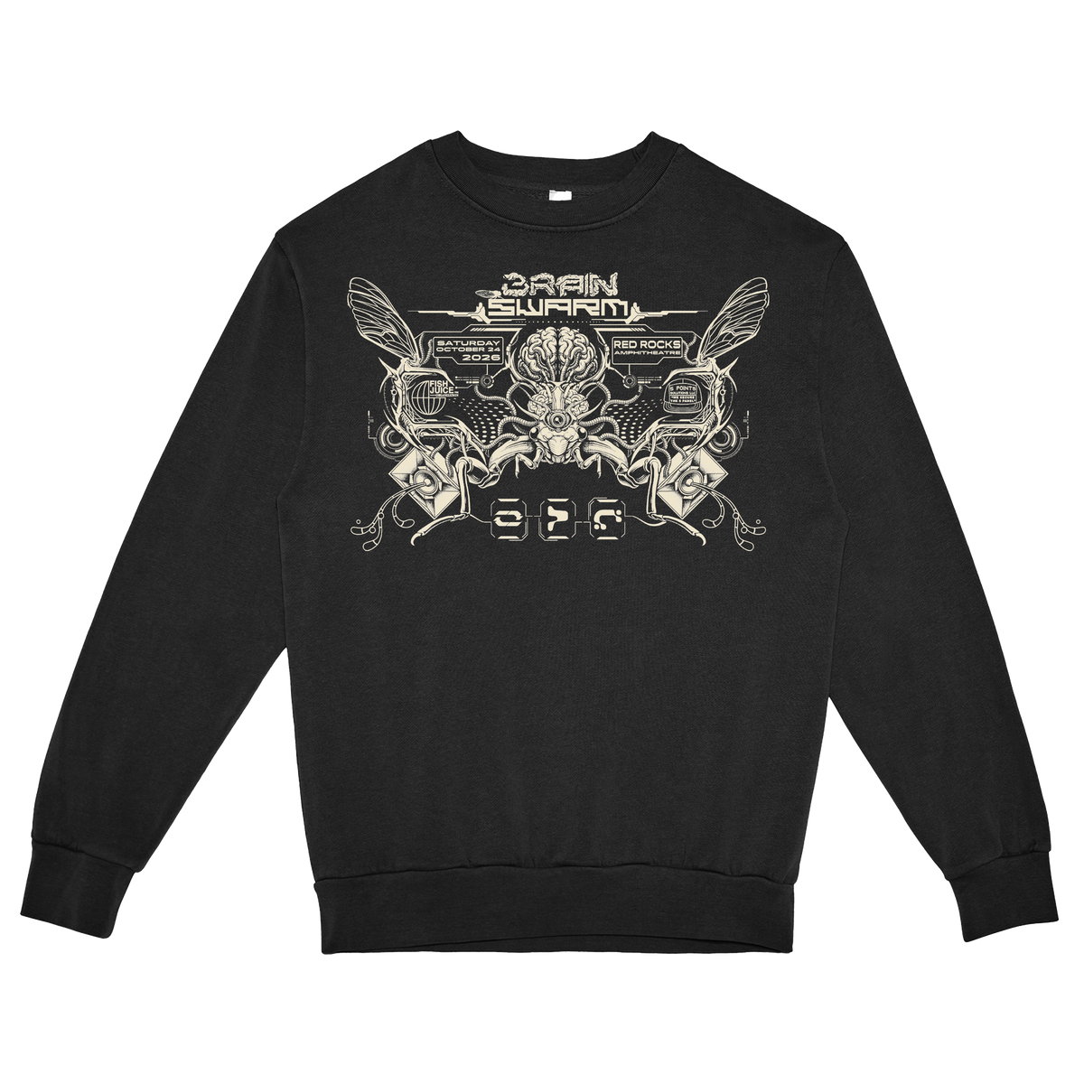 Jade Man Crewneck Sweatshirt (Black)