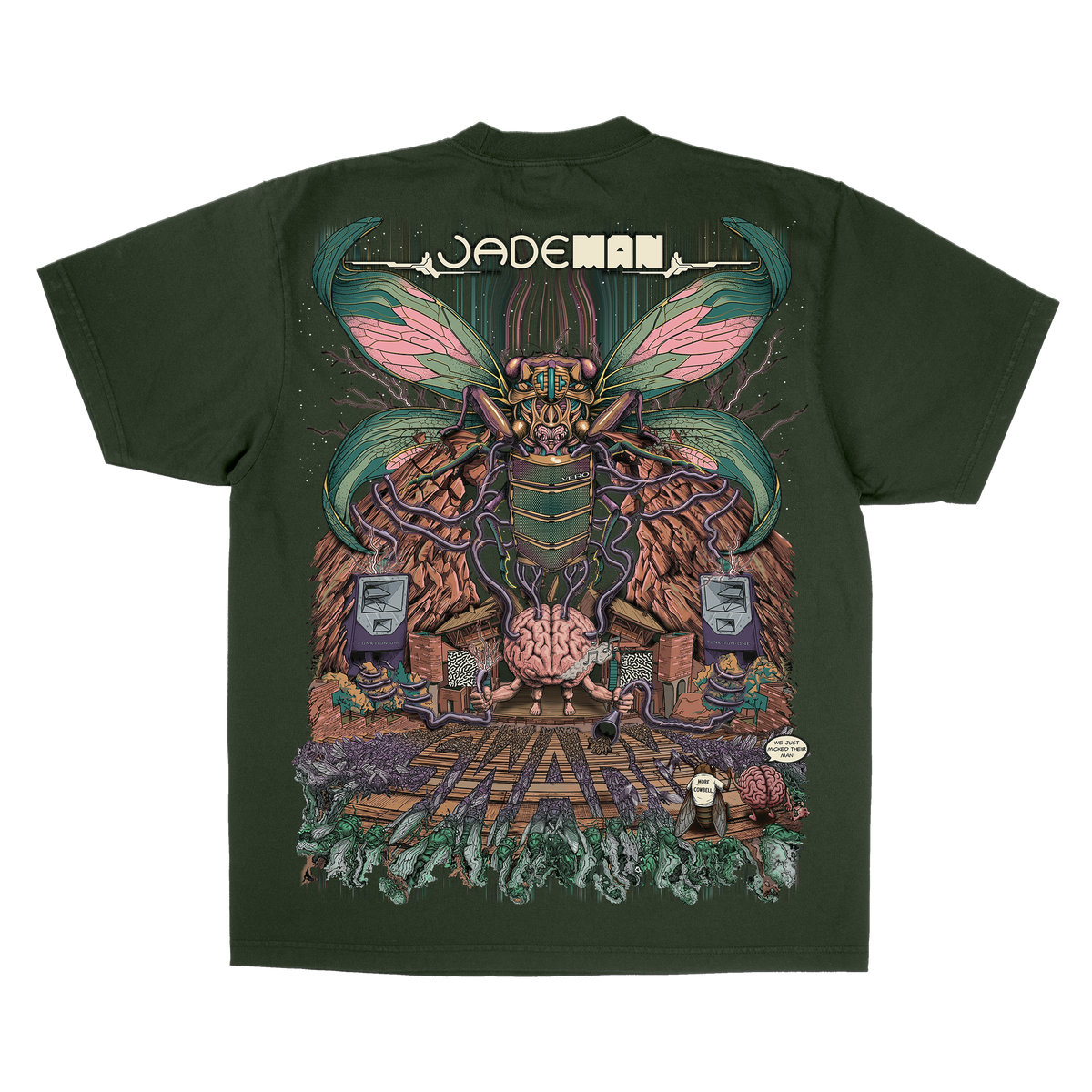 Jade Man Tee (Moss)