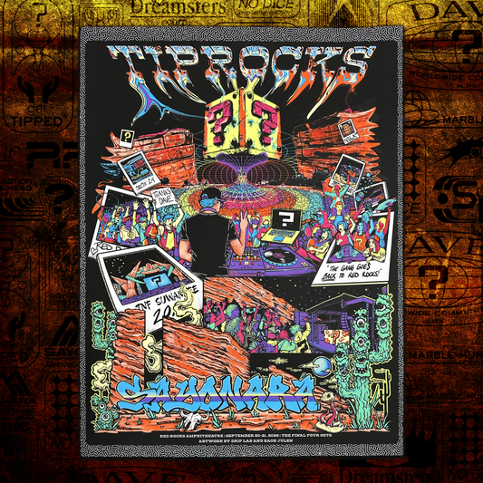 LE20 Red Rocks Sayonara Poster 18x24