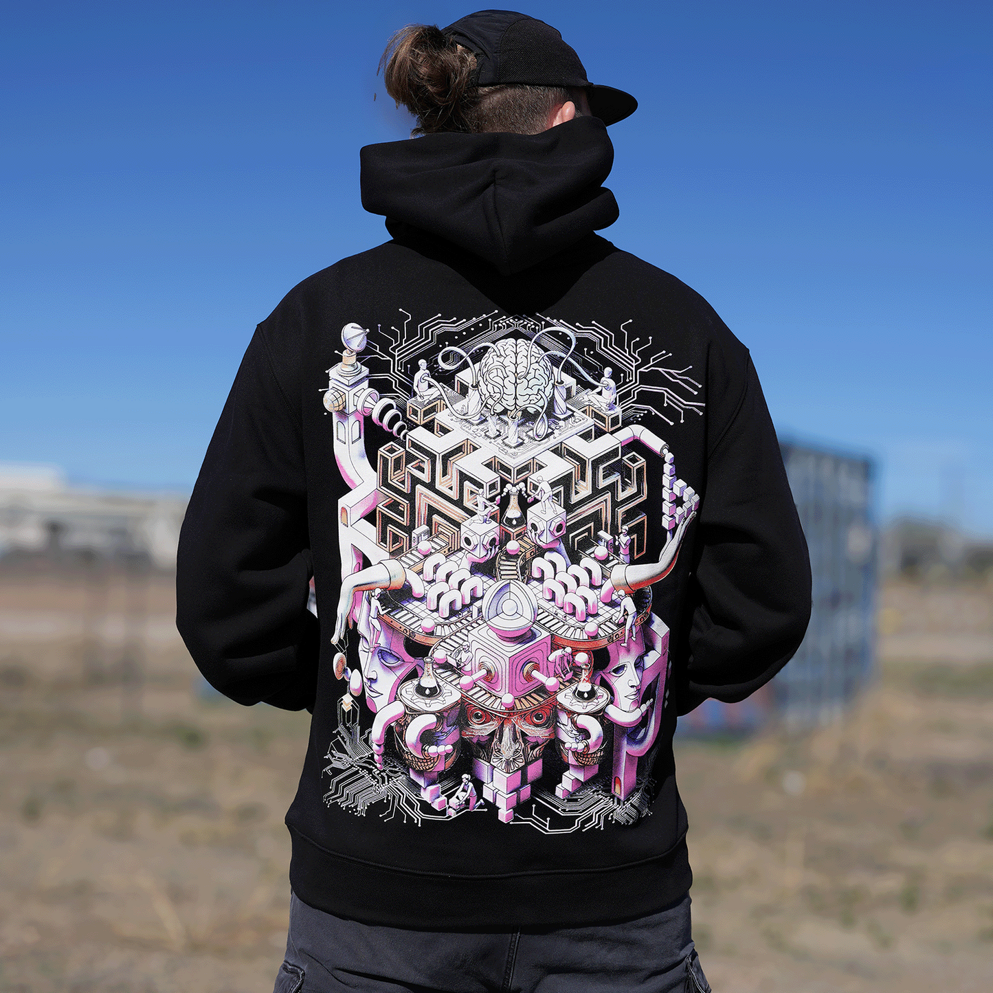 Dream Machine Hoodie (Black)
