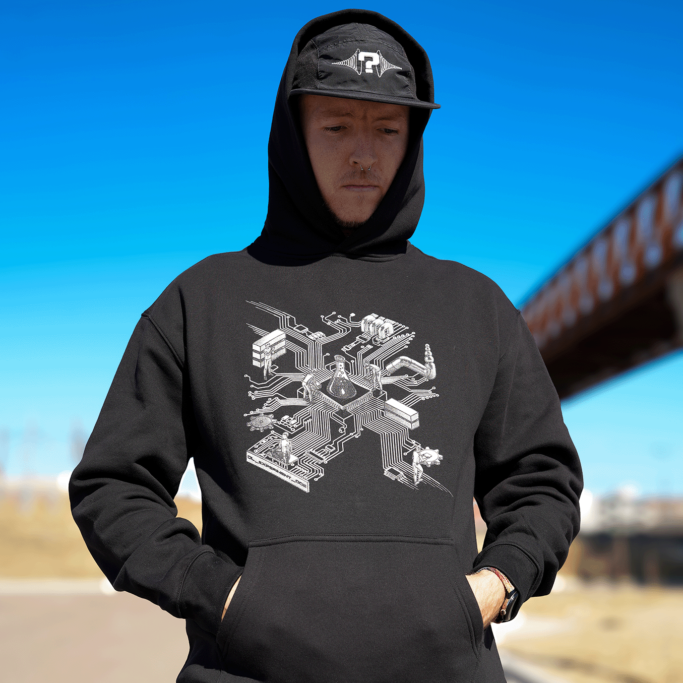 Dream Machine Hoodie (Black)