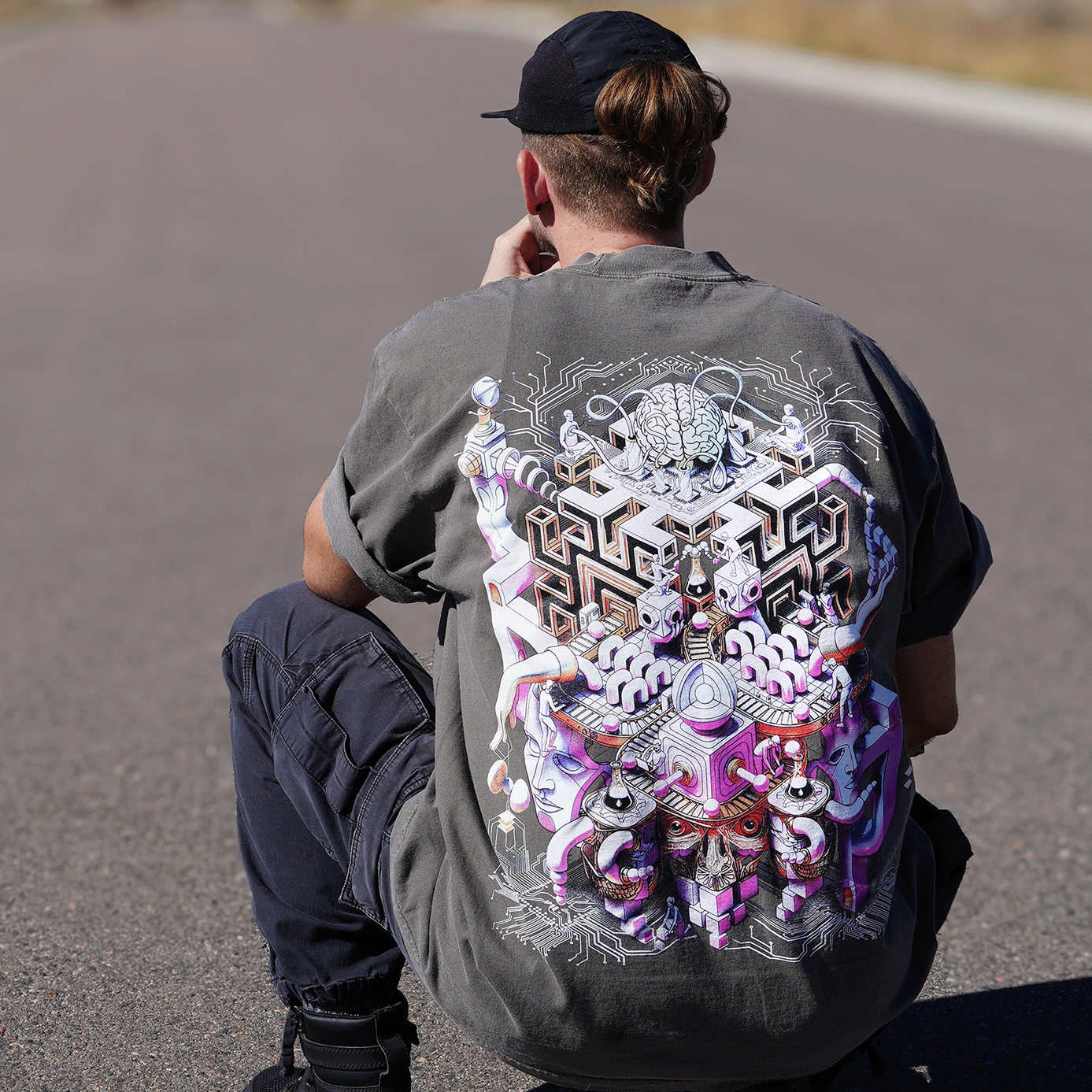 Dream Machine Tee (Cement)