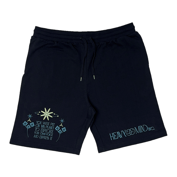 Heavy Mind Shorts (Black) – The Drip Lab